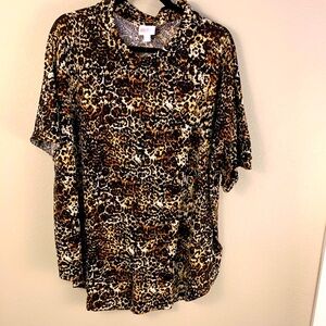 new LuLaRoe Charlie animal print top